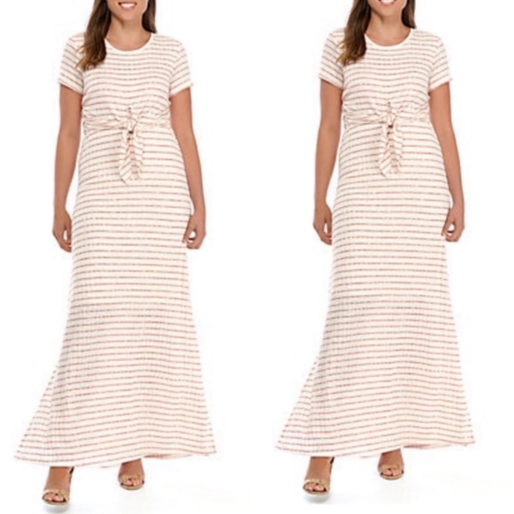 Tie Front Maxi Dress Size XS